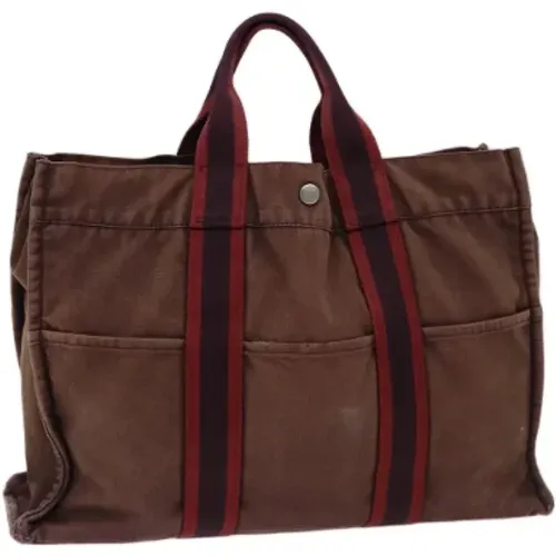 Pre-owned Canvas totes , female, Sizes: ONE SIZE - Hermès Vintage - Modalova