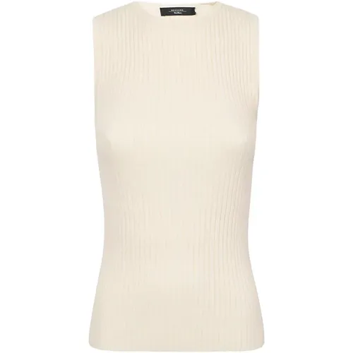 Stretch Viscose Tank Top , female, Sizes: XL - Max Mara Weekend - Modalova