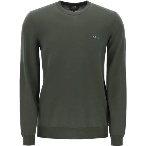 Mayeul Baumwoll Rundhals Pullover , Herren, Größe: S - A.P.C. - Modalova