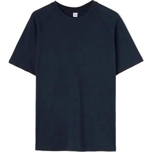 Blaue T-Shirts und Polos , Herren, Größe: 2XL - Aspesi - Modalova