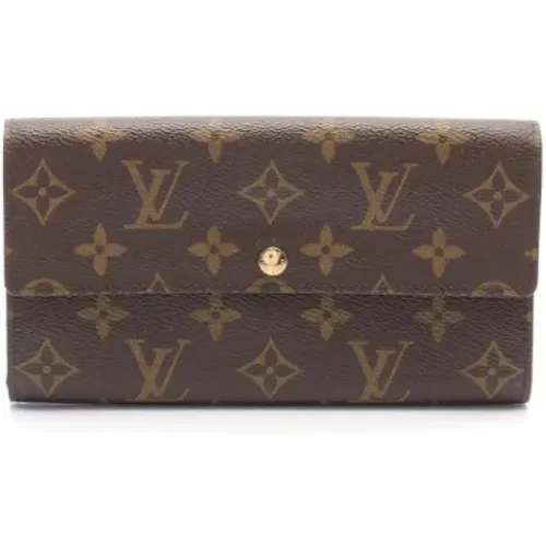 Pre-owned Canvas wallets , female, Sizes: ONE SIZE - Louis Vuitton Vintage - Modalova