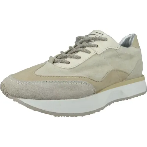 Schnürschuhe Creme Weiblicher Stil , Damen, Größe: 36 EU - MJUS - Modalova