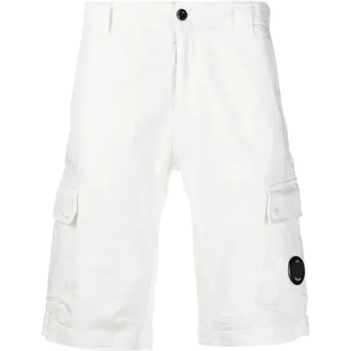 Logo Patch Bermuda Shorts , Herren, Größe: S - C.P. Company - Modalova