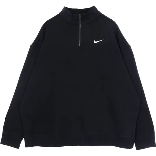 Classic Trend Fleece Quarter Zip Sweatshirt , female, Sizes: L - Nike - Modalova