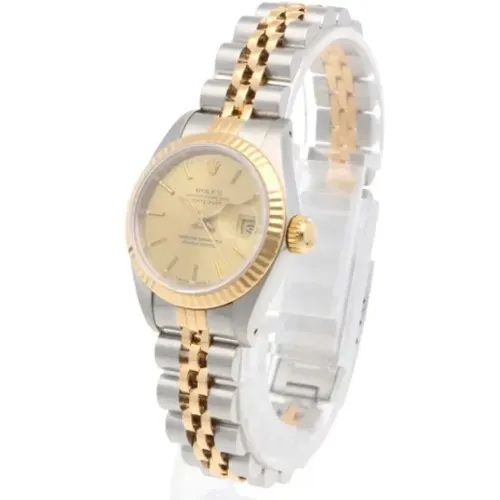 Pre-owned Stainless Steel watches , female, Sizes: ONE SIZE - Rolex Vintage - Modalova