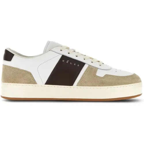 Weiße Sneakers mit Tonaler Naht , Herren, Größe: 39 EU - Hogan - Modalova