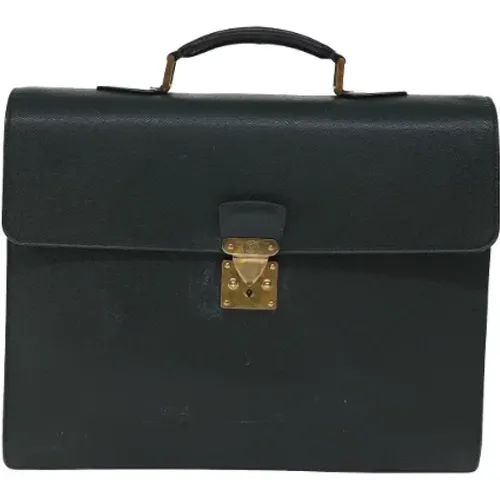 Pre-owned Leather briefcases , female, Sizes: ONE SIZE - Louis Vuitton Vintage - Modalova