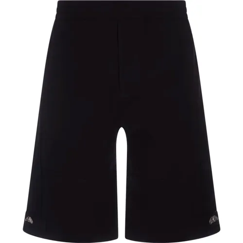 Bermuda Shorts with Contrasting Inserts , male, Sizes: L, M, S - alexander mcqueen - Modalova