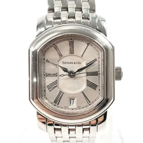 Pre-owned Stainless Steel watches , female, Sizes: ONE SIZE - Tiffany & Co. Pre-owned - Modalova