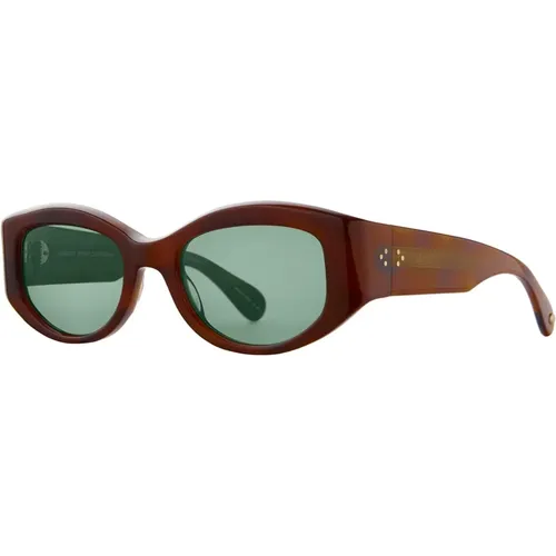 Retro Biggie Sun Sunglasses /Veridian , unisex, Sizes: 49 MM - Garrett Leight - Modalova