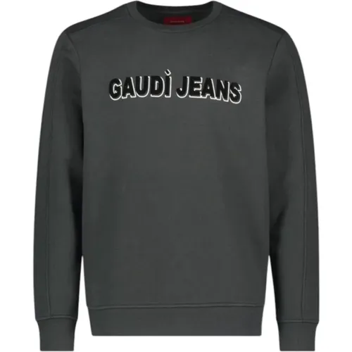 Crewneck Sweatshirt , male, Sizes: M, XL, L, 2XL - Gaudi - Modalova