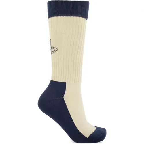 Socken mit Logo , Herren, Größe: L - Vivienne Westwood - Modalova