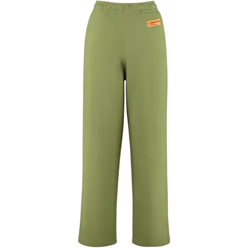 Grüne Baumwollhose mit elastischem Bund , Herren, Größe: M - Heron Preston - Modalova