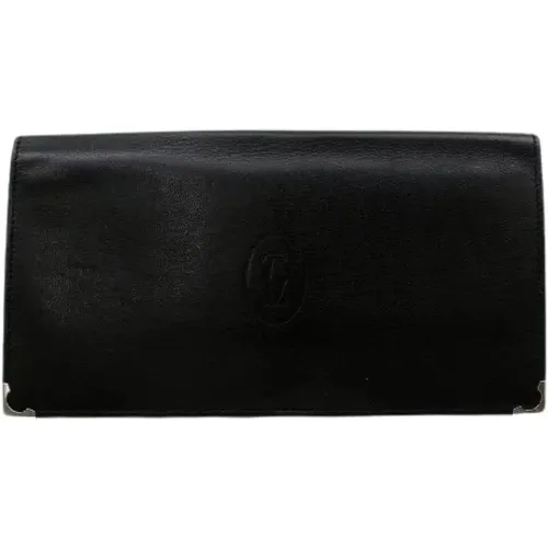 Pre-owned Leather wallets , female, Sizes: ONE SIZE - Cartier Vintage - Modalova