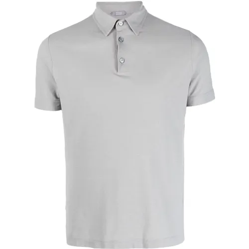 Modernes Polo Shirt,Klassisches Polo Shirt - Zanone - Modalova