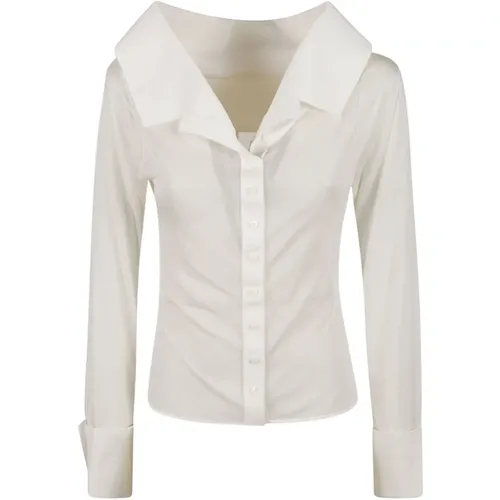 Klassisches Weißes Hemd , Damen, Größe: M - Jacquemus - Modalova