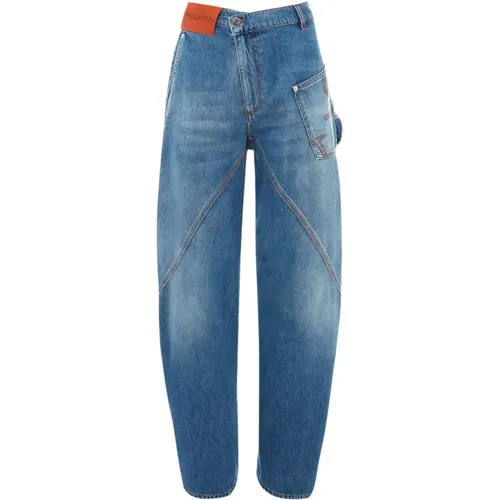 Light Twisted Workwear Jeans , male, Sizes: W32, W34, W36 - JW Anderson - Modalova