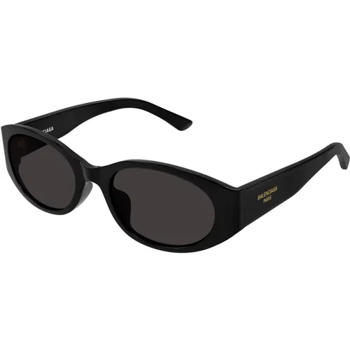 Stilvolle Sonnenbrille Schwarz Bb0369Sk , Damen, Größe: 55 MM - Balenciaga - Modalova