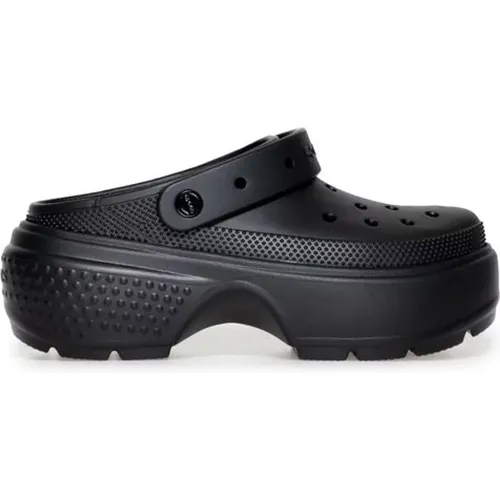 Schwarze Sandale für Frauen, Frühling/Sommer Kollektion , Damen, Größe: 39 EU - Crocs - Modalova