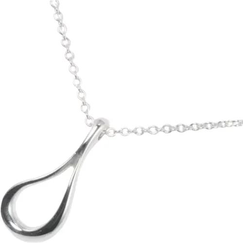 Pre-owned Silver necklaces , female, Sizes: ONE SIZE - Tiffany & Co. Pre-owned - Modalova