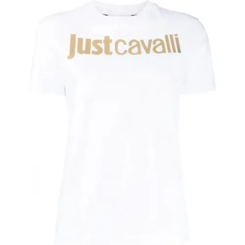 T-Shirts , Damen, Größe: M - Just Cavalli - Modalova