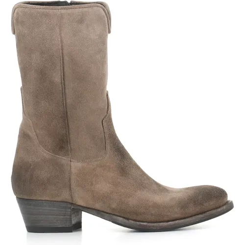 Grey Suede Ankle Boots Zip Closure , female, Sizes: 4 UK, 6 UK, 5 1/2 UK, 3 UK, 4 1/2 UK, 5 UK, 7 UK - Pantanetti - Modalova