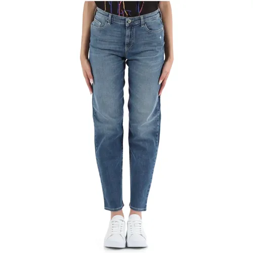 Slim Girl Fit Jeans with Five Pockets , female, Sizes: W26, W25, W29, W28, W31, W30, W27 - Emporio Armani - Modalova