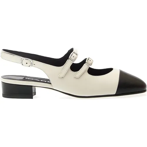 Slingback Pumps with Double Strap , female, Sizes: 5 UK - Carel - Modalova