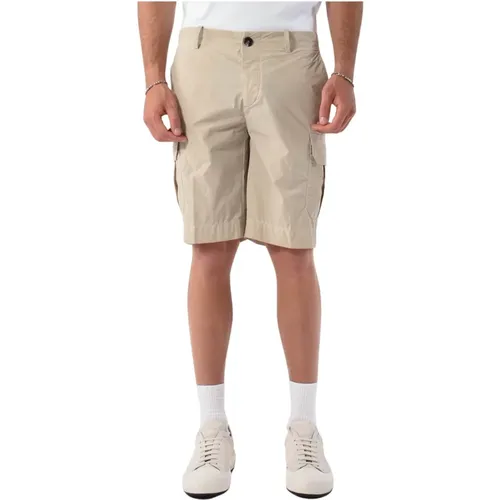 Cargo Bermuda shorts with hidden closure , male, Sizes: S, XL, L, M, 2XL - RRD - Modalova