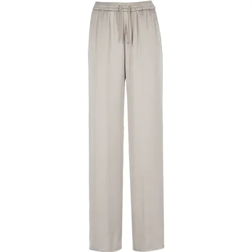 Trousers Grey , female, Sizes: XS - Herno - Modalova