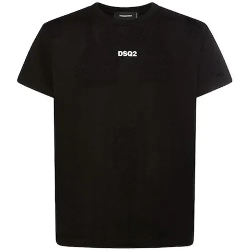 Noir Tee-Shirt Update Casual Wardrobe , male, Sizes: S, M - Dsquared2 - Modalova