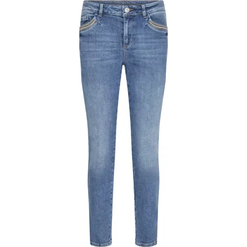 Skinny Mmsumner Vivid Jeans 155050 Blau , Damen, Größe: W24 - MOS MOSH - Modalova