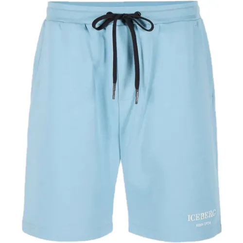 Blaue Bermuda-Shorts für lässige Ausflüge - Iceberg - Modalova
