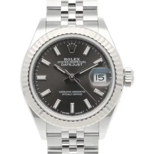 Pre-owned Stainless Steel watches , female, Sizes: ONE SIZE - Rolex Vintage - Modalova