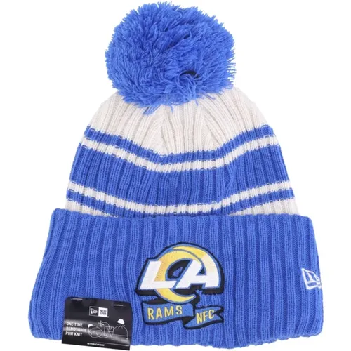 Los Angeles Rams Pom Pom Beanie , male, Sizes: ONE SIZE - new era - Modalova