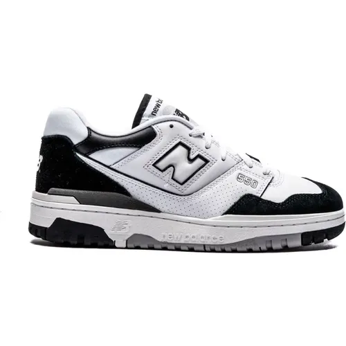 Luxuriöse Ledersneaker in Bianco Nero , unisex, Größe: 37 1/2 EU - New Balance - Modalova