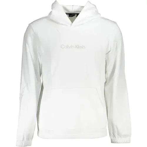 Kapuzenpullover Weiß Langarm Druck - Calvin Klein - Modalova