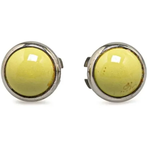 Pre-owned Metal earrings , female, Sizes: ONE SIZE - Hermès Vintage - Modalova