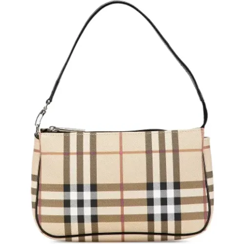 Pre-owned Canvas shoulder-bags , female, Sizes: ONE SIZE - Burberry Vintage - Modalova