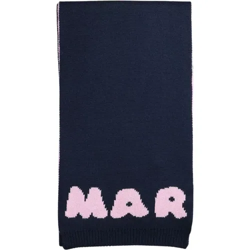 Blauer Jacquard Schal Marni - Marni - Modalova