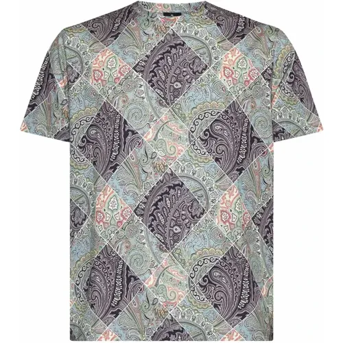 Stylish T-shirts and Polos Collection , male, Sizes: S, L, XL - ETRO - Modalova