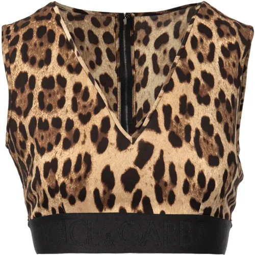 Stylish TOP with F772Etfsaddhy13M , female, Sizes: S, XS - Dolce & Gabbana - Modalova