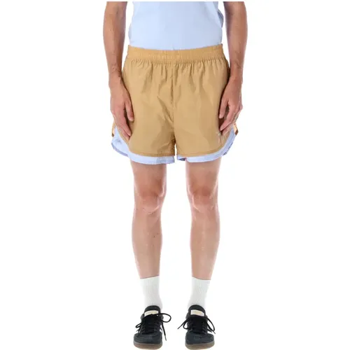 Lycra Shorts with Elastic Waistband , male, Sizes: M - Adidas - Modalova