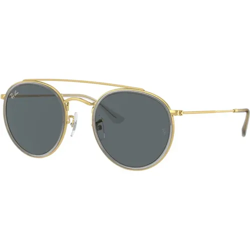 Runde Double Bridge Sonnenbrille - Ray-Ban - Modalova