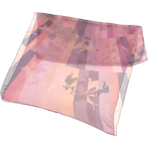 Pre-owned Silk scarves , female, Sizes: ONE SIZE - Hermès Vintage - Modalova