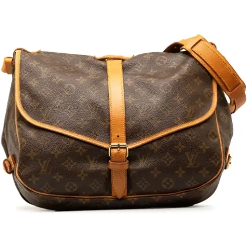 Pre-owned Canvas shoulder-bags , female, Sizes: ONE SIZE - Louis Vuitton Vintage - Modalova