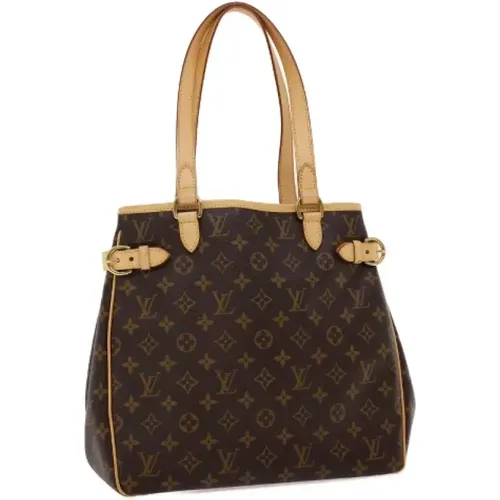 Pre-owned Taiga Leather Batignolles Clutch Bag , female, Sizes: ONE SIZE - Louis Vuitton Vintage - Modalova