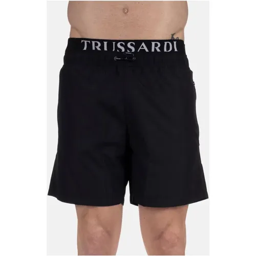 Sportliche Herren Badebekleidung mit Logo , Herren, Größe: XL - Trussardi - Modalova