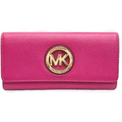 Pre-owned Leather wallets , female, Sizes: ONE SIZE - Michael Kors Pre-owned - Modalova