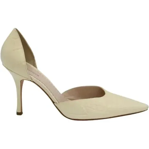 Pre-owned Leather heels , female, Sizes: 5 1/2 UK - Armani Pre-owned - Modalova